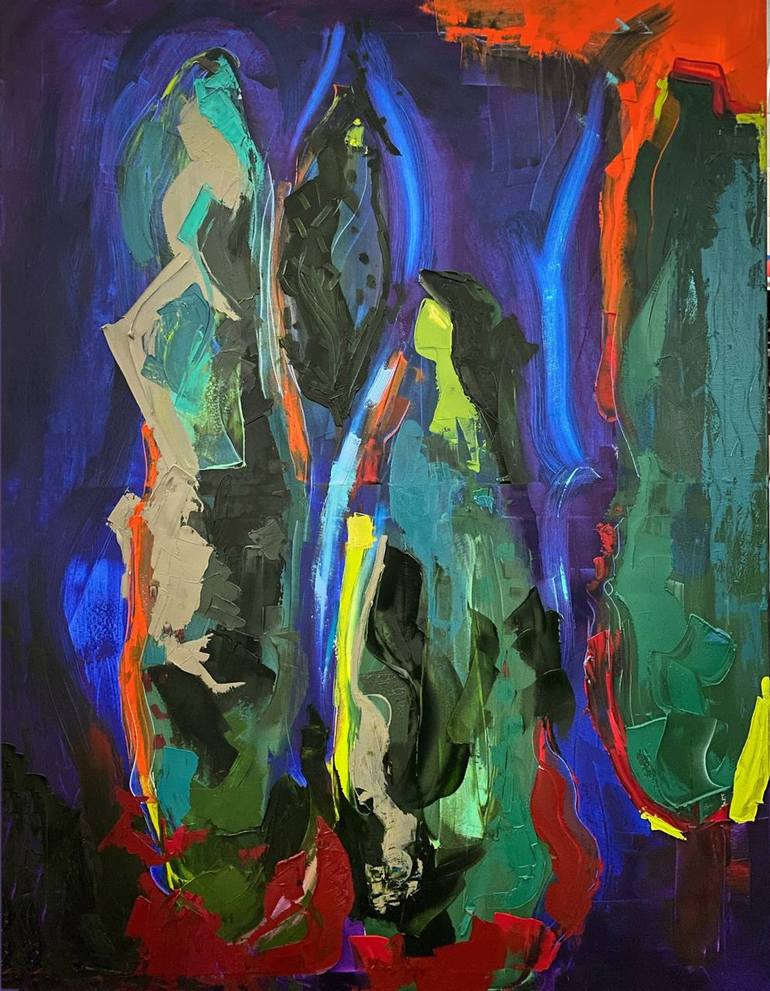 The tree Painting by Promotion Gallery | Saatchi Art