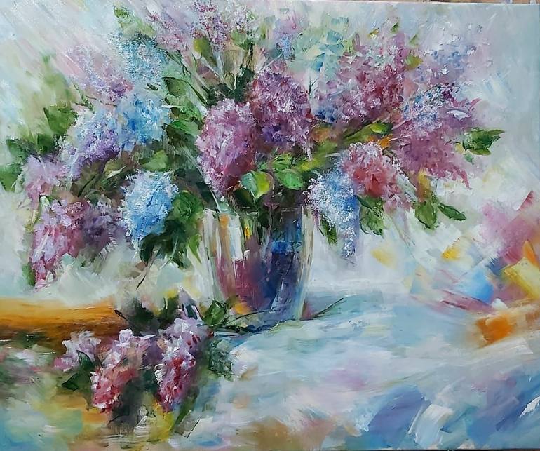 Lilac lilac Painting by Promotion Gallery | Saatchi Art