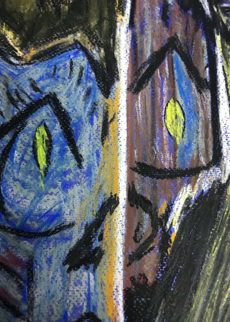 Original Abstract Animal Drawing by Promotion Gallery