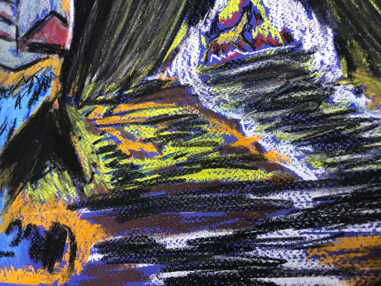 Original Abstract Animal Drawing by Promotion Gallery