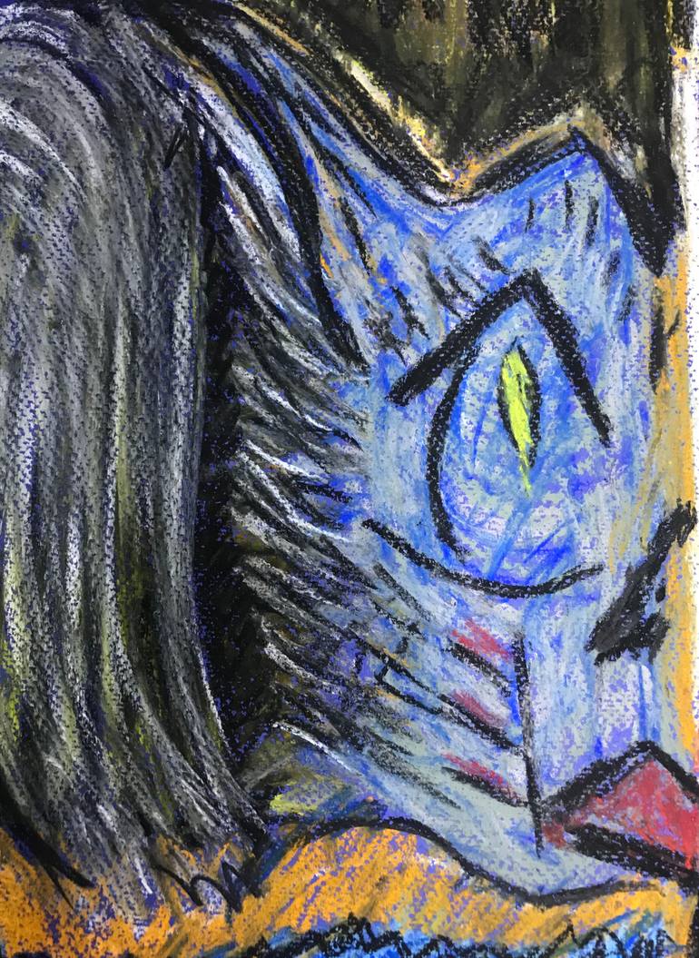 Original Abstract Animal Drawing by Promotion Gallery