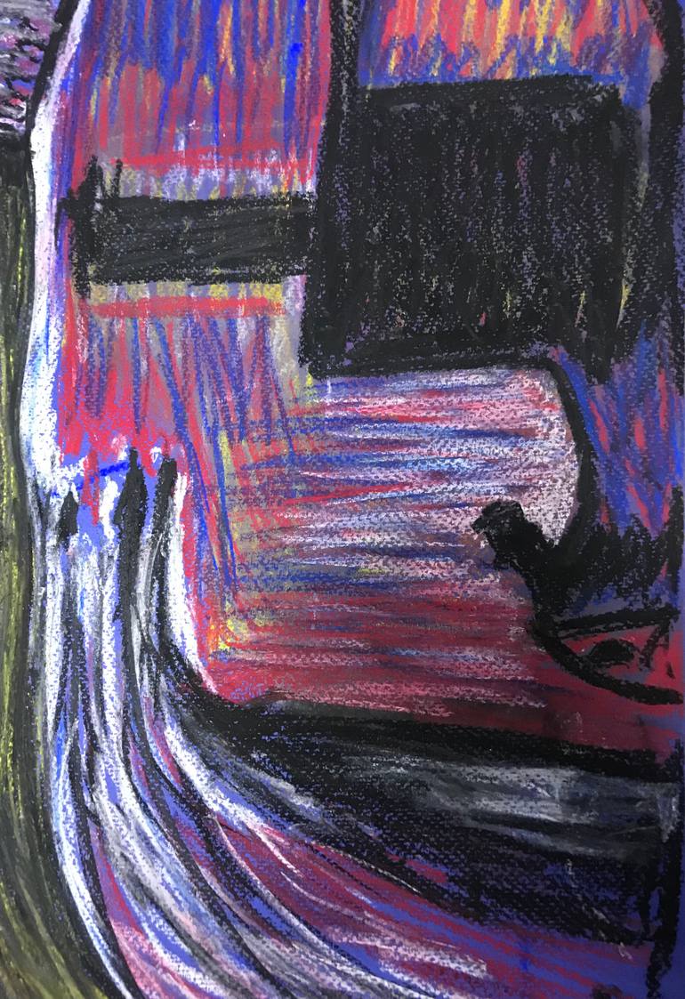 Original Abstract Animal Drawing by Promotion Gallery