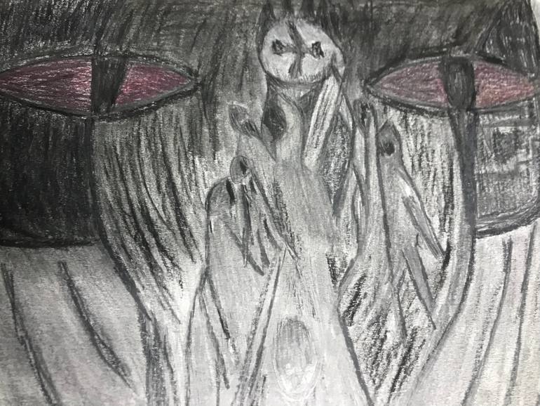 Original Abstract People Drawing by Promotion Gallery