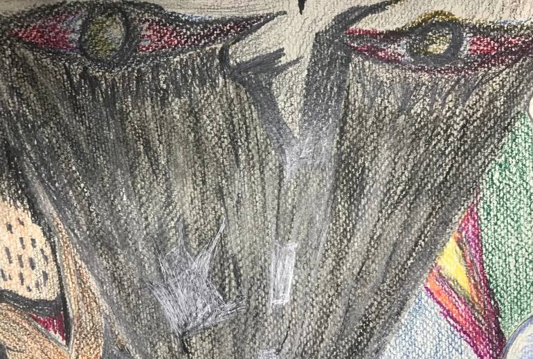 Original Abstract People Drawing by Promotion Gallery