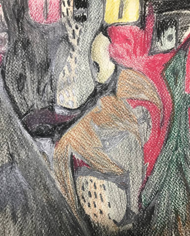 Original Abstract People Drawing by Promotion Gallery