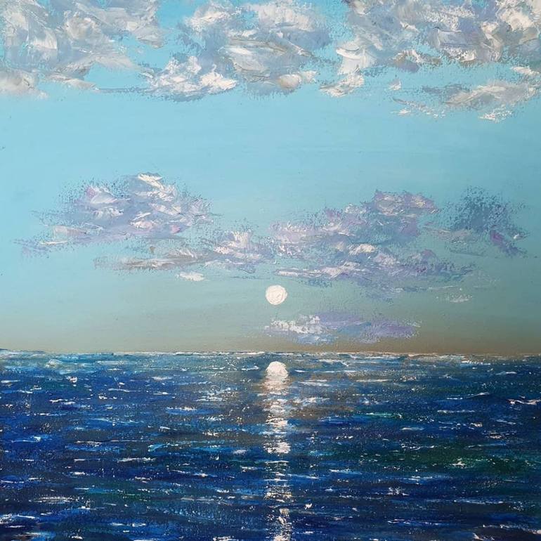 Summer night Painting by Promotion Gallery | Saatchi Art