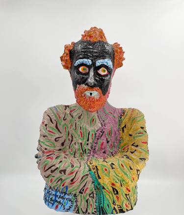Original Abstract Portrait Sculpture by Promotion Gallery