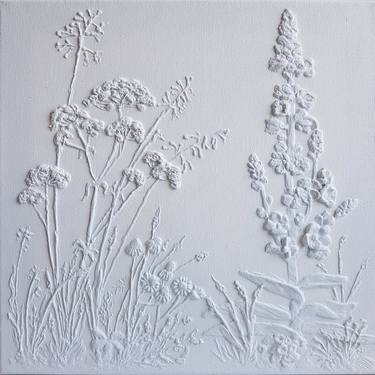 Original Minimalism Floral Painting by Tetiana Tiutiunnyk