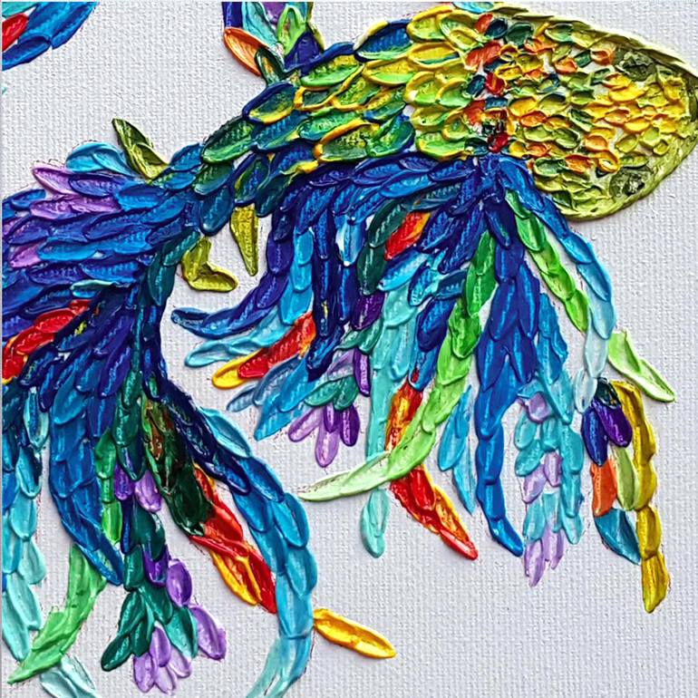 Original Fish Painting by Tetiana Tiutiunnyk