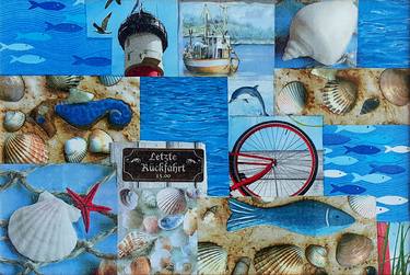 Print of Seascape Collage by Tetiana Tiutiunnyk