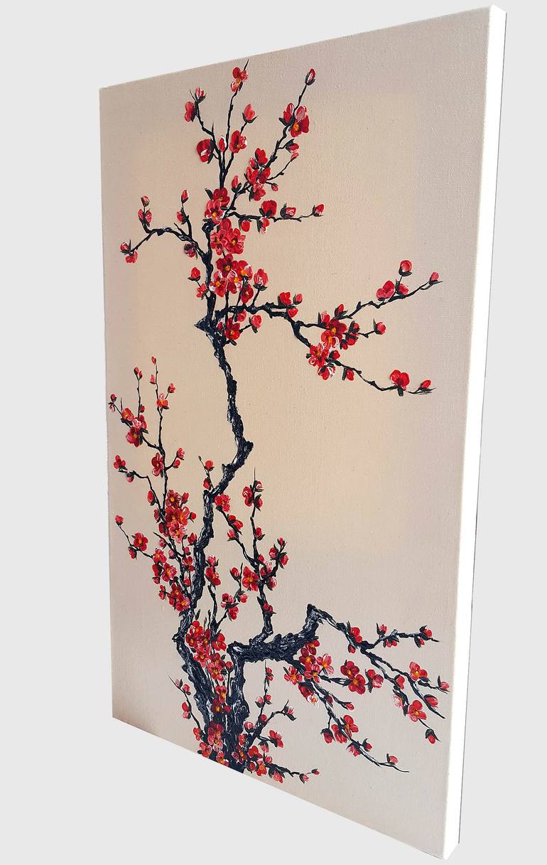 Original Abstract Nature Painting by Tetiana Tiutiunnyk