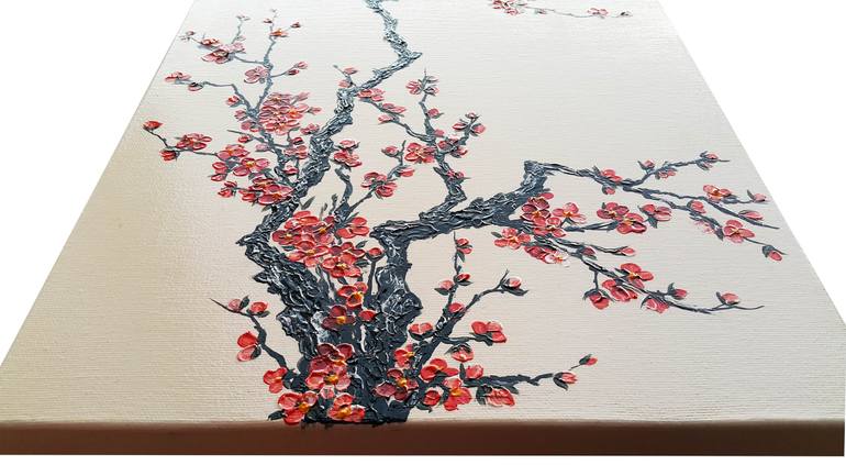 Original Abstract Nature Painting by Tetiana Tiutiunnyk
