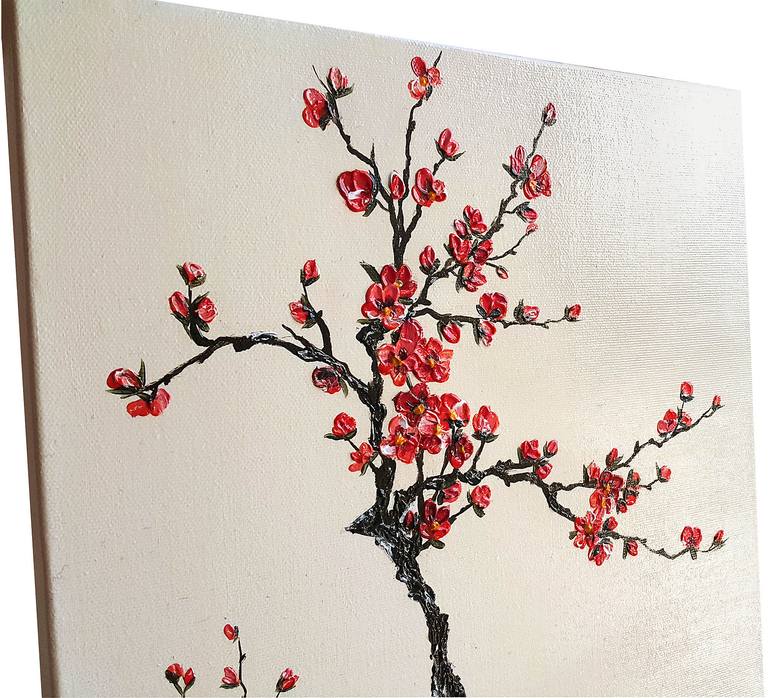 Original Abstract Nature Painting by Tetiana Tiutiunnyk