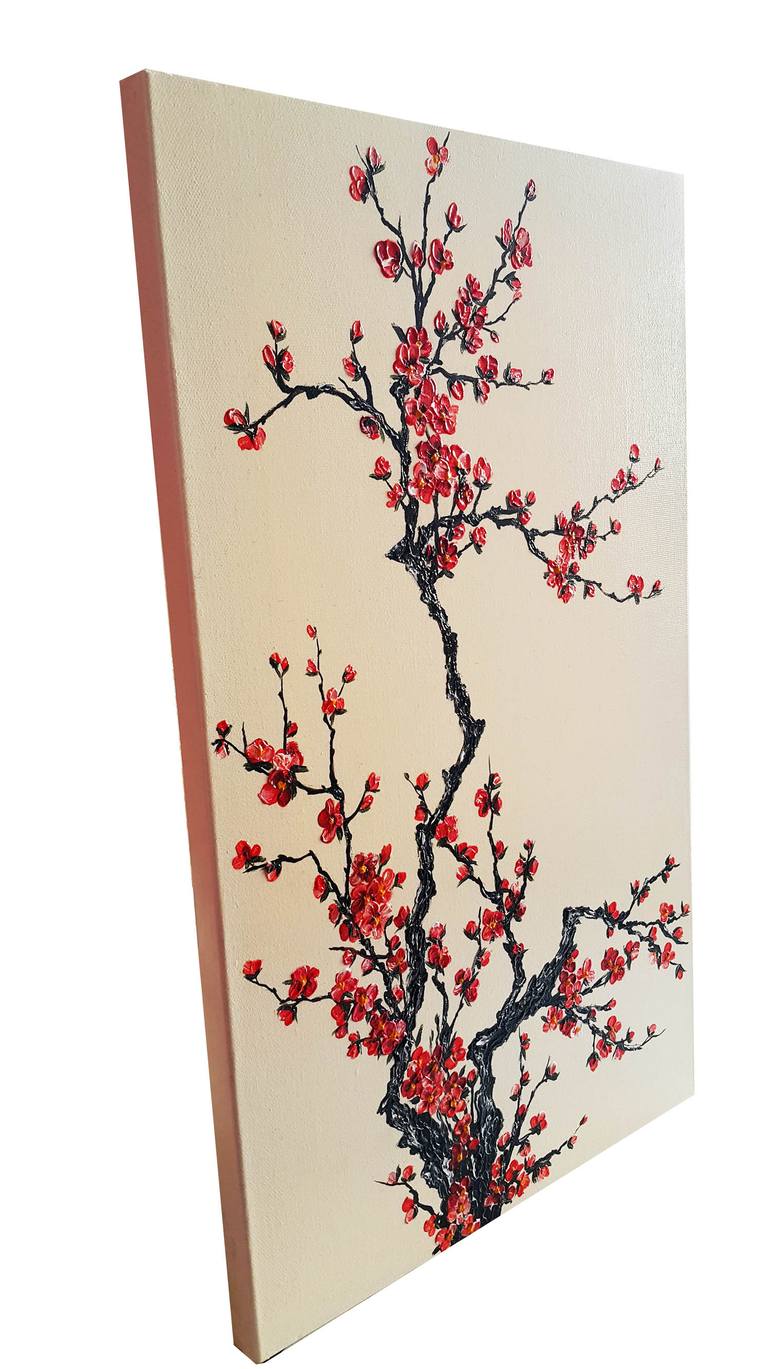 Original Abstract Nature Painting by Tetiana Tiutiunnyk