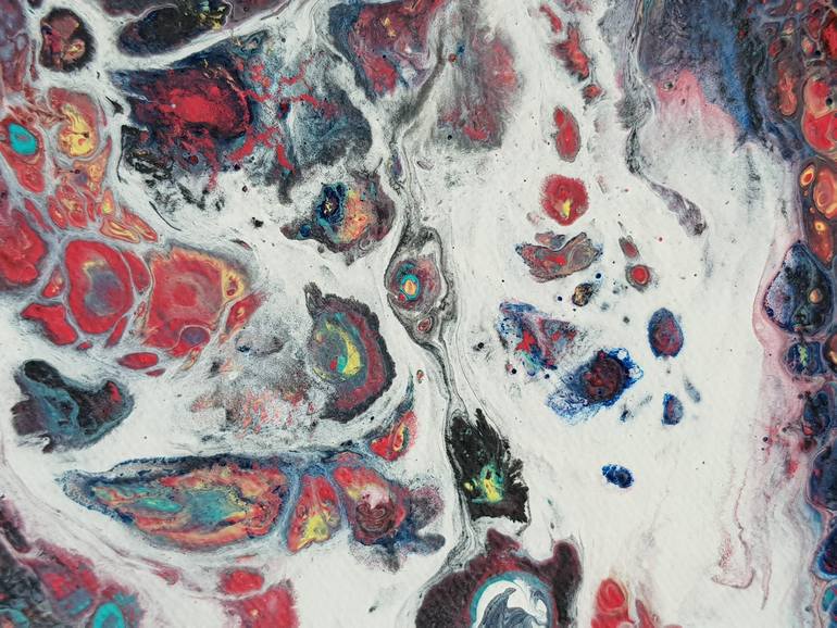 Original Art Deco Abstract Painting by Marina Hein