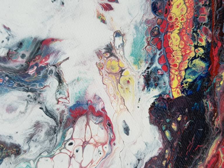 Original Art Deco Abstract Painting by Marina Hein