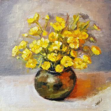 Original Classicism Floral Paintings by Marina Hein