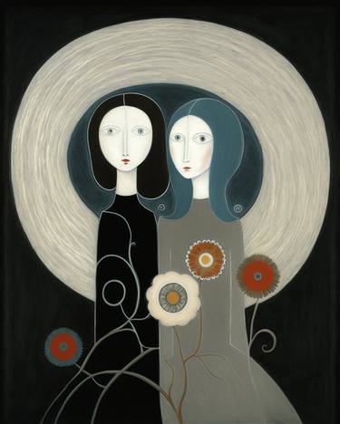 Print of Women Digital by Renate Natalja ReLenvie