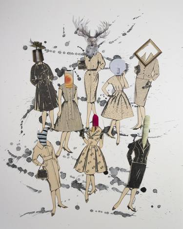 Print of Figurative People Collage by Renate Natalja ReLenvie