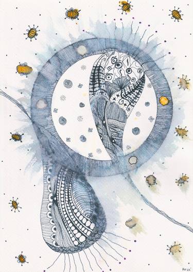 Print of Abstract Nature Drawings by Renate Natalja ReLenvie
