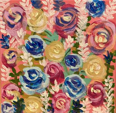 Abstract Colorful Roses & Such thumb