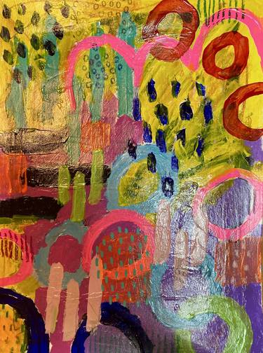 Original Abstract Expressionism Abstract Painting by Noura Connolly