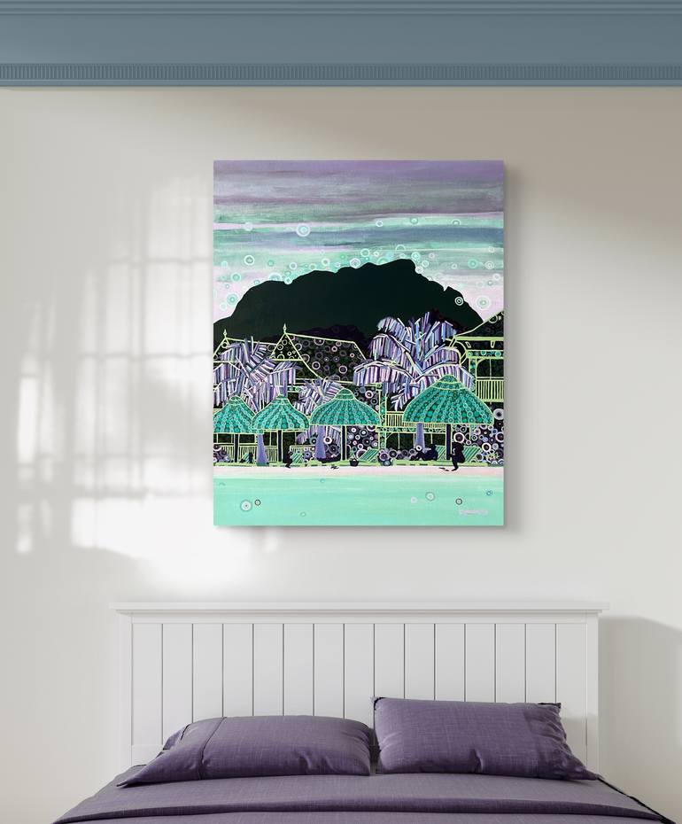 Original Modernism Landscape Painting by Kasia Laskowska