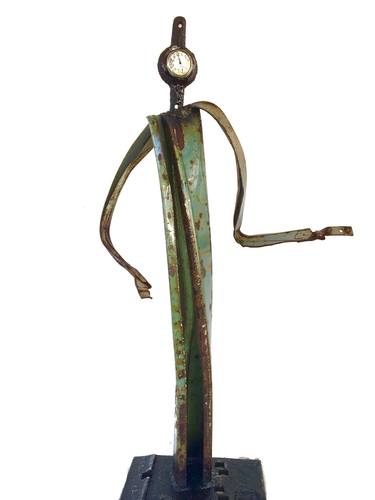 Original Figurative Political Sculpture by Madeleine d'Ivry Lord