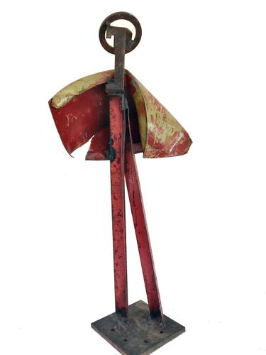 Original Abstract People Sculpture by Madeleine d'Ivry Lord