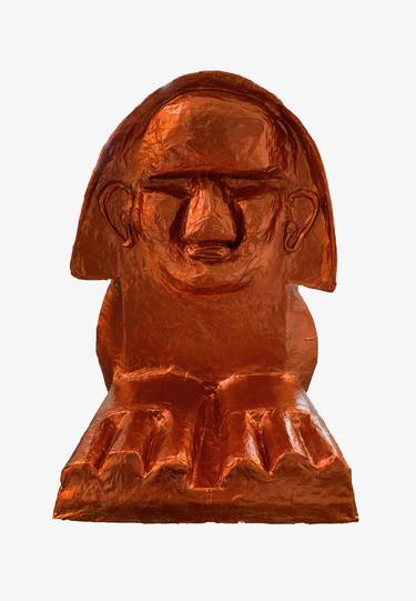 Bronze Age Metallic Copper Sphinx by Laurae thumb