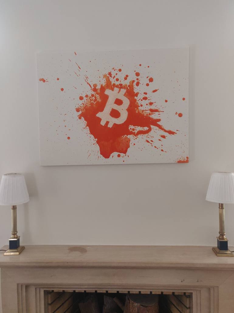 Original urban Abstract Painting by Frantastic Crypto