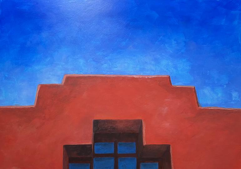 Original Architecture Painting by Roxanne Ritzel | Other Art on Paper | Ramon and Sunrise