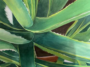 Original Abstract Expressionism Botanic Paintings by Roxanne Ritzel