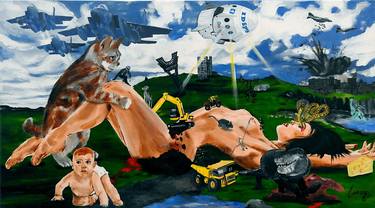 Original Conceptual Nude Paintings by Daniel Levesque