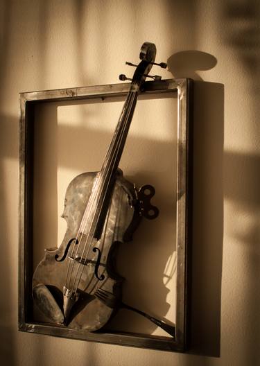 Original Figurative Music Sculpture by Rumen Georgiev