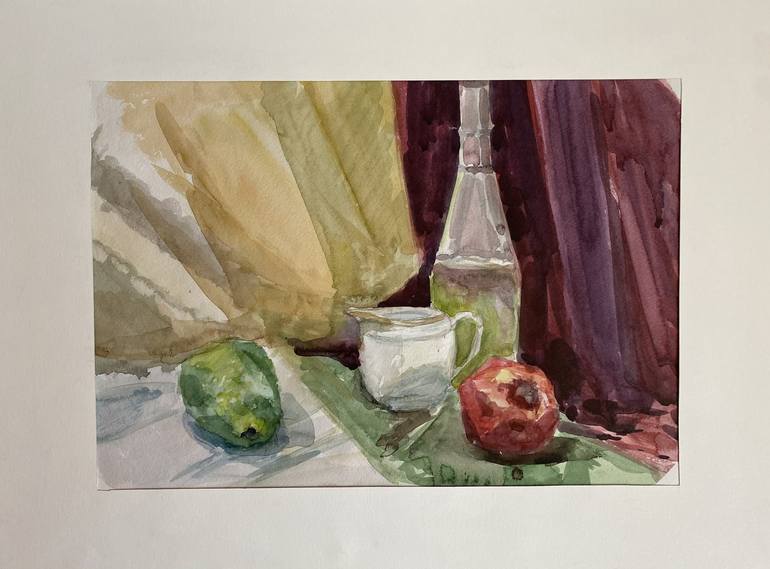 Original Realism Still Life Painting by Anna Valentina Kalmykova