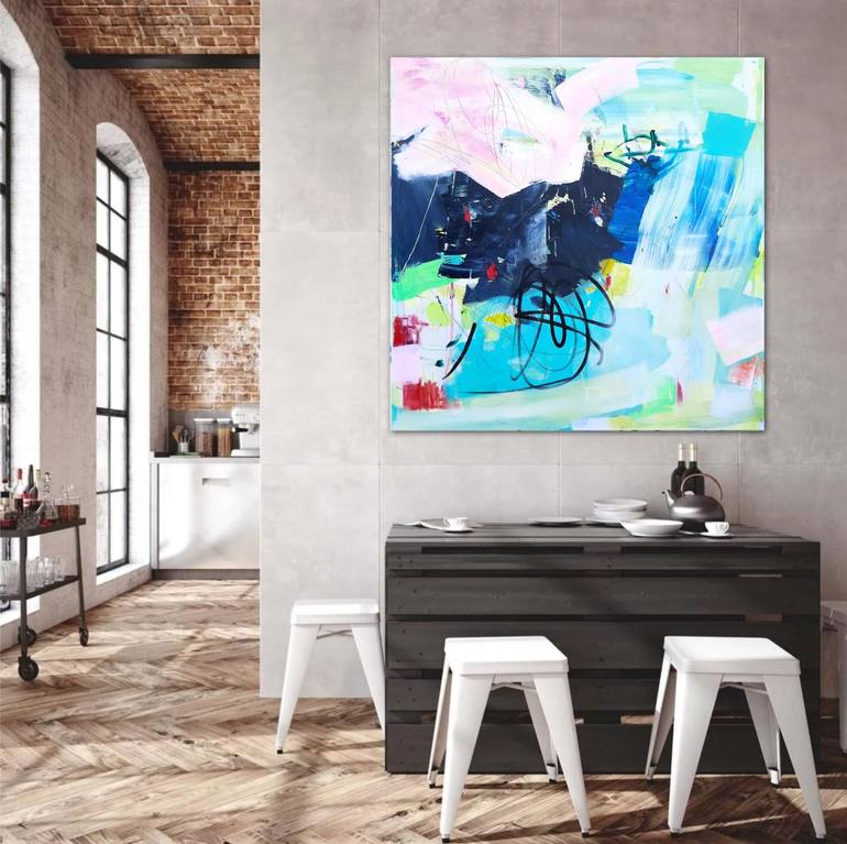 Original Contemporary Abstract Painting by Roxane Malu