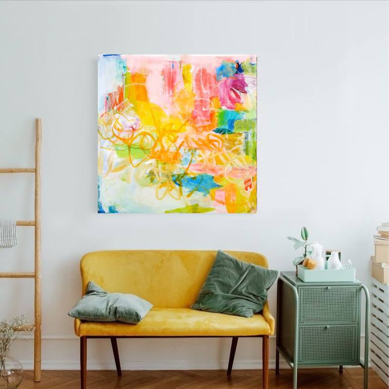 Original Contemporary Abstract Painting by Roxane Malu