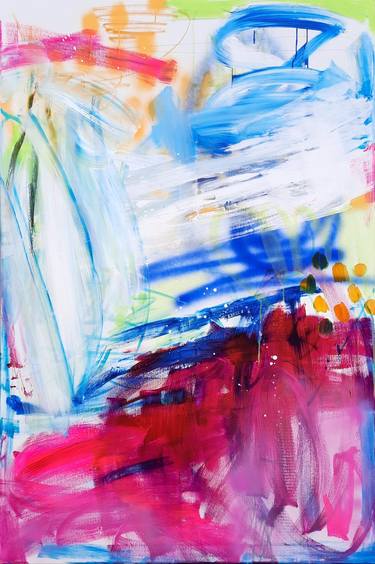 Original Modern Abstract Paintings by Roxane Malu