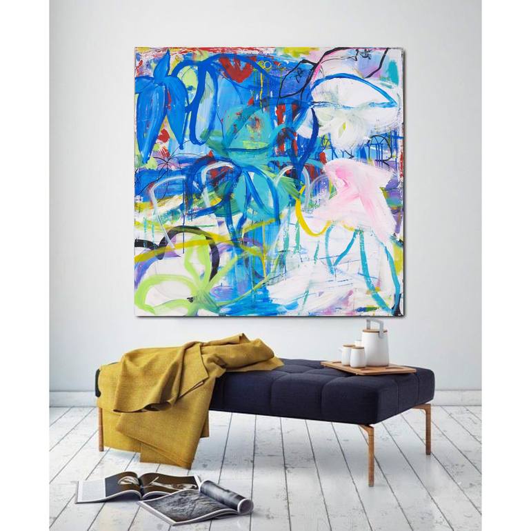 Original Contemporary Abstract Painting by Roxane Malu