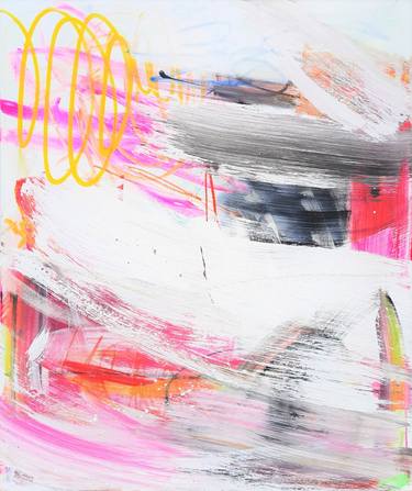 Original Modern Abstract Paintings by Roxane Malu