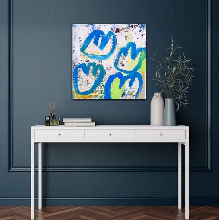 Original Contemporary Abstract Painting by Roxane Malu