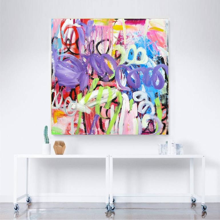 Original Contemporary Abstract Painting by Roxane Malu