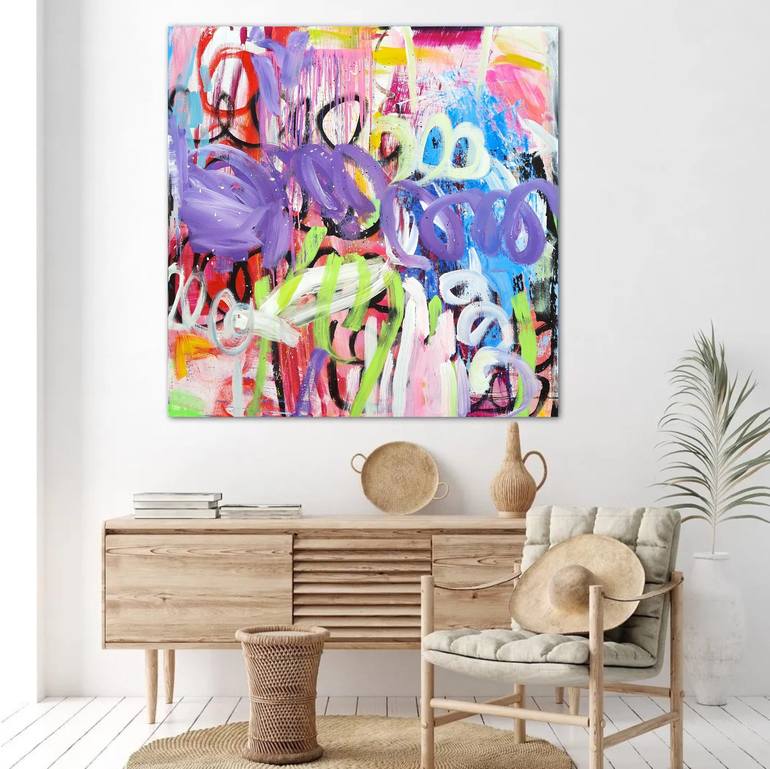 Original Contemporary Abstract Painting by Roxane Malu