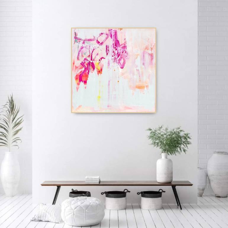 Original Abstract Painting by Roxane Malu