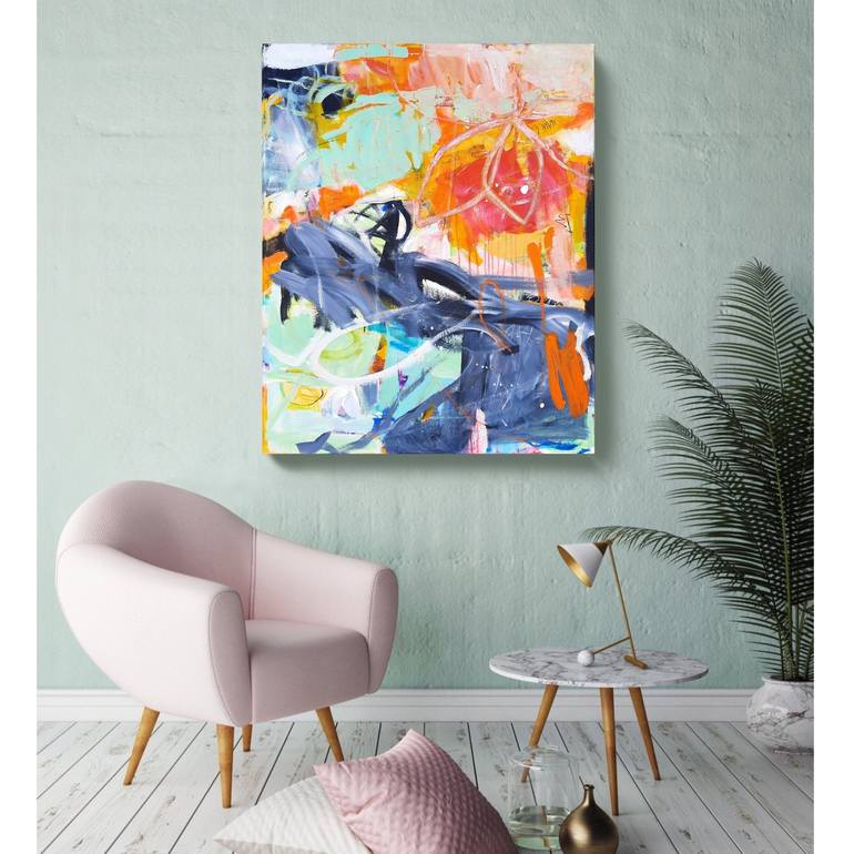 Original Contemporary Abstract Painting by Roxane Malu