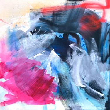Original Abstract Expressionism Abstract Paintings by Roxane Malu
