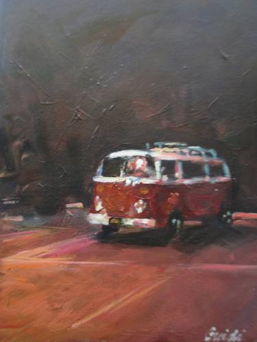 Print of Realism Automobile Paintings by Adriana Guidi