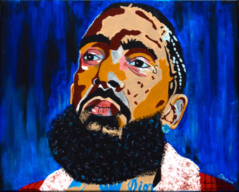 Nipsey Hussle Painting - Pop Canvas