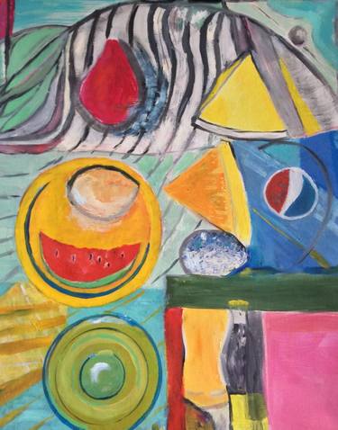 Original Impressionism Food Painting by Igor Grigoruk